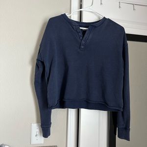 Aerie Cropped Henley